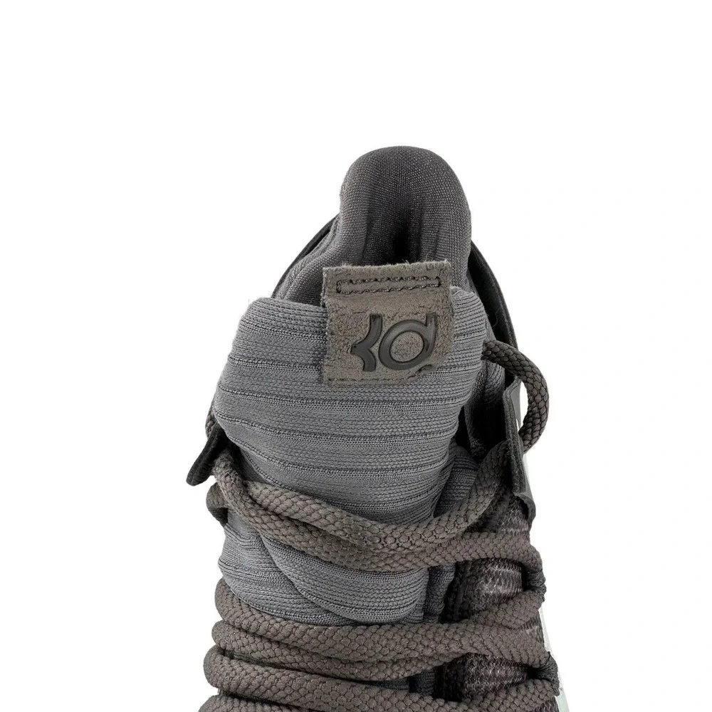 NIKE Zoom Kevin Durant Sneakers KD Cool Gray Mint Green‎ 6.5Y Youth Basketball